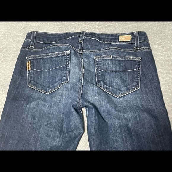 PAIGE verdugo jegging size 29 dark wash mild distressing - Picture 4 of 9
